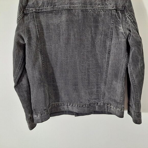 Taylor Stitch Dispatch Jacket Organic Cotton Black Denim  40 M Fits L+ - Picture 15 of 16